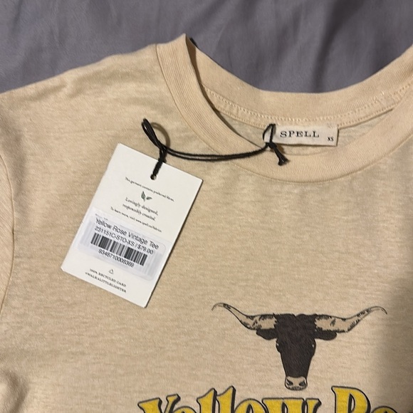 Spell Yellow rose vintage tee NWT - Picture 6 of 12